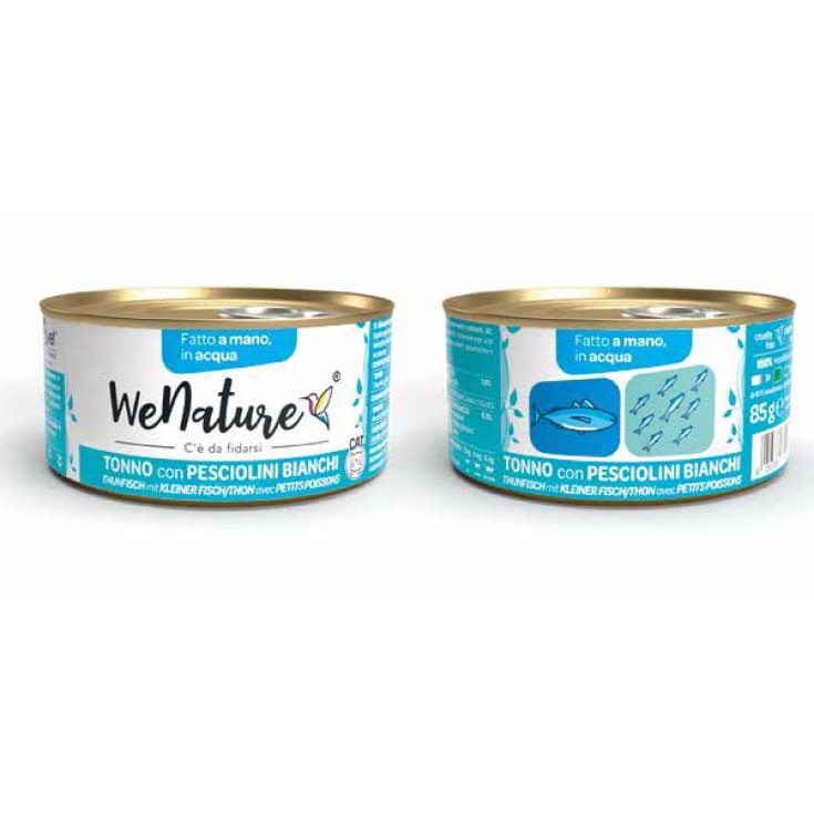 Tonno Con Pesciolini Bianchi In Acqua Wenature&reg; 85g
