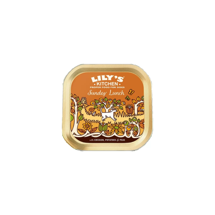 Lily&rsquo;s Kitchen Dogs Sunday Lunch Pollo Patate Piselli Purina 150g