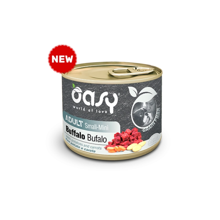 Grain Free Dogs Bufalo con Patate e Carote Oasy&reg; World of Love 200g