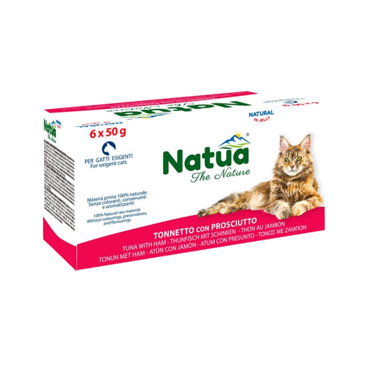 Natural Cat Tonnetto/Prosciutto Multipack Natua&reg; 6x50g