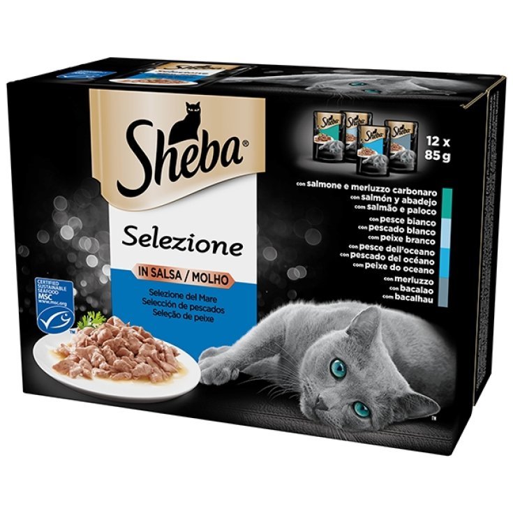 Selezione in Salsa Selezione del Mare Sheba&reg; 12x85g