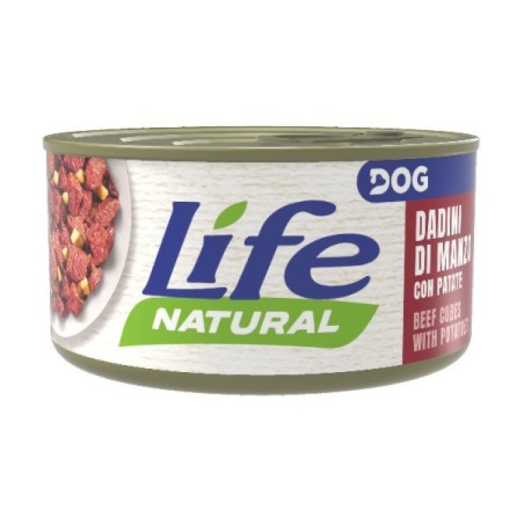 Dadini di Manzo con Patate Lefe Natural Dog 90g