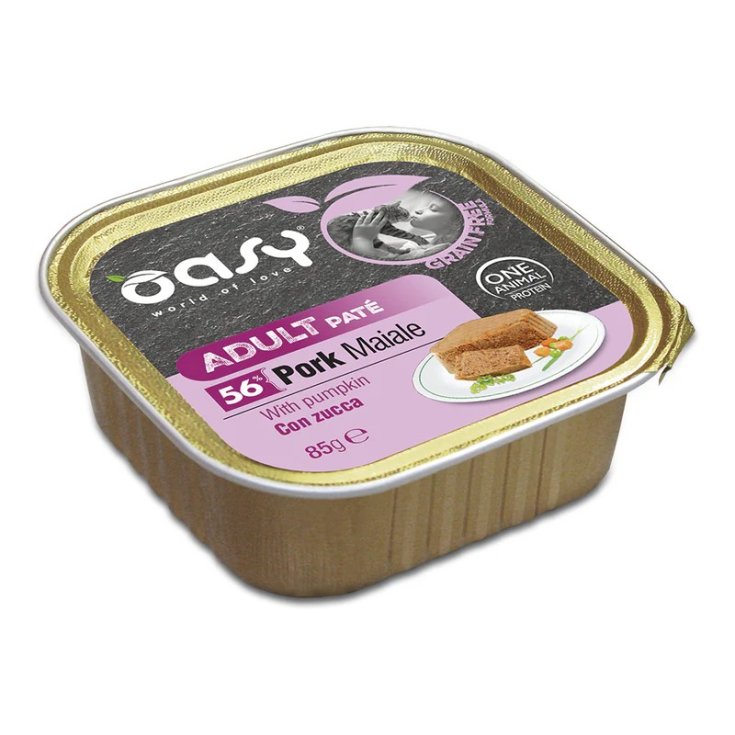 Maiale Zucca Oasy Wet Cat Grain Free 85g