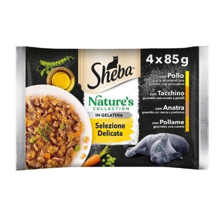 Nature's Collection in Gelatina Selezione Delicata Sheba&reg; 4x85g