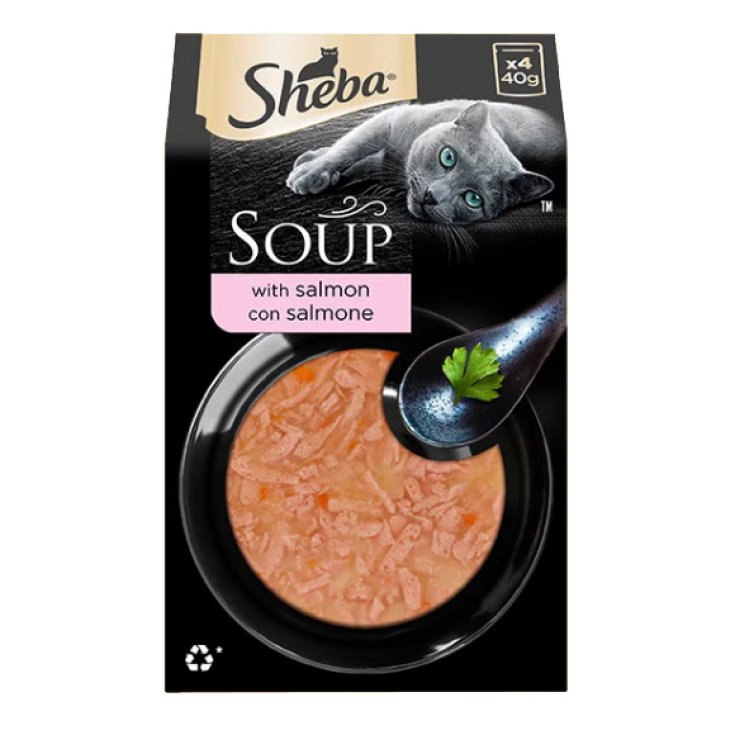Soup con Salmone Sheba&reg; 4x40g