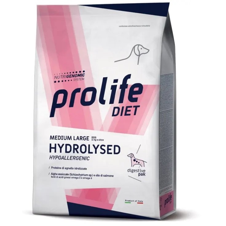 Hydrolysed Hypoallergenic con Agnello Med/Max Prolife Dog 2Kg