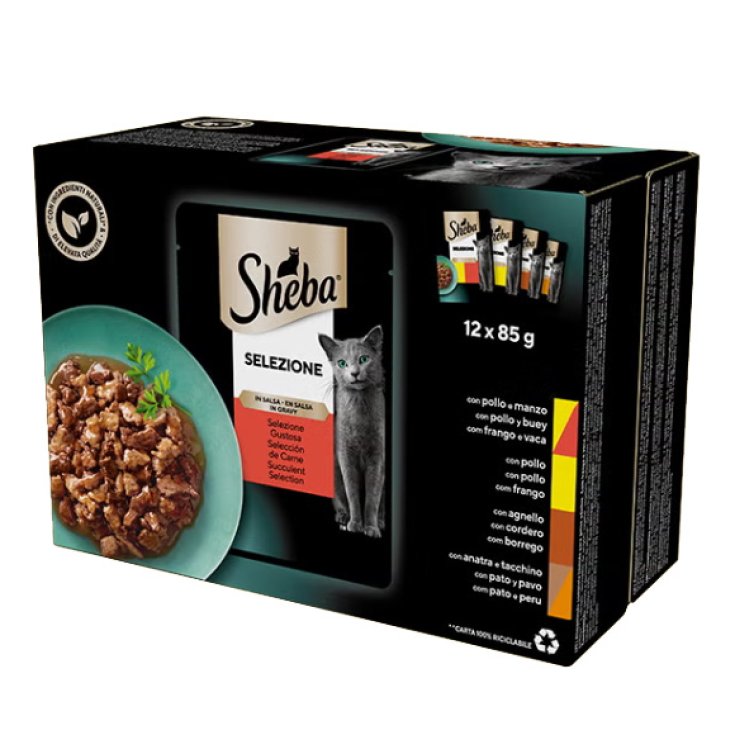 Selezione in Salsa Selezione Gustosa Sheba&reg; 12x85g
