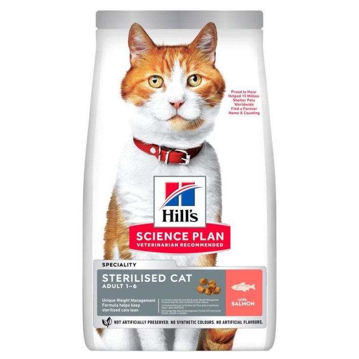 Sterilised per Gatto con Salmone Hill's SP 3Kg