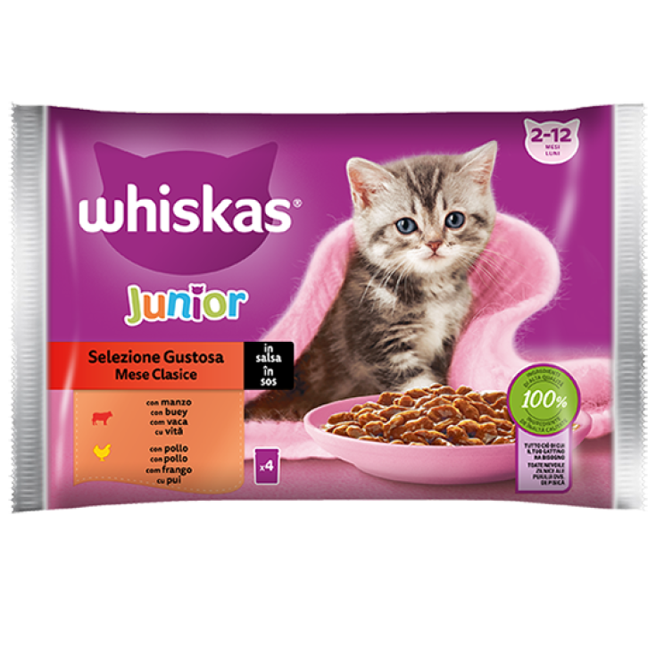 Selezione Gustosa Junior Whiskas&reg; 4x85g