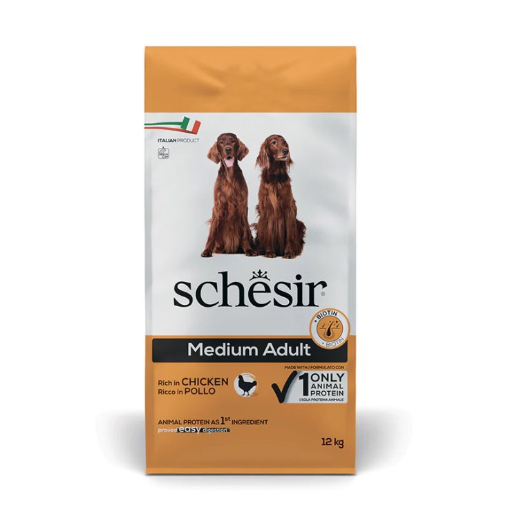 Medium Adult Maintenance Al Pollo Per Cane Schesir&reg; 12kg