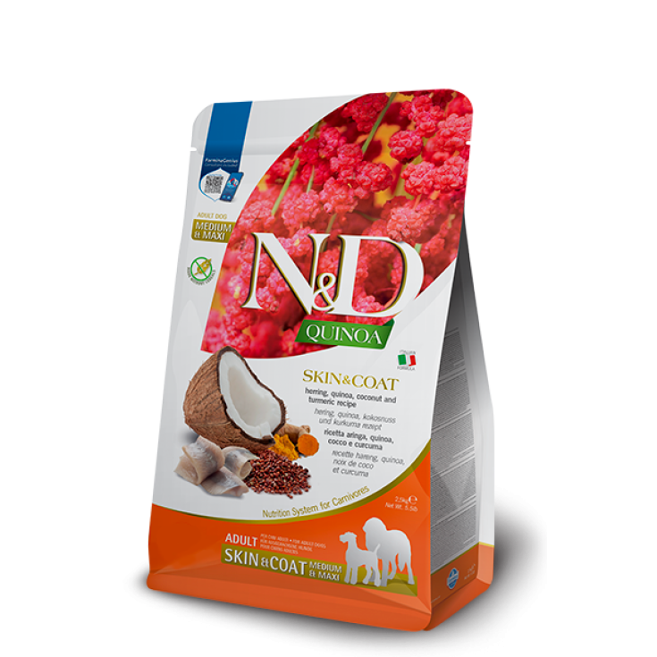 N&D Quinoa Canine Skin & Coat Herring Farmina 7kg