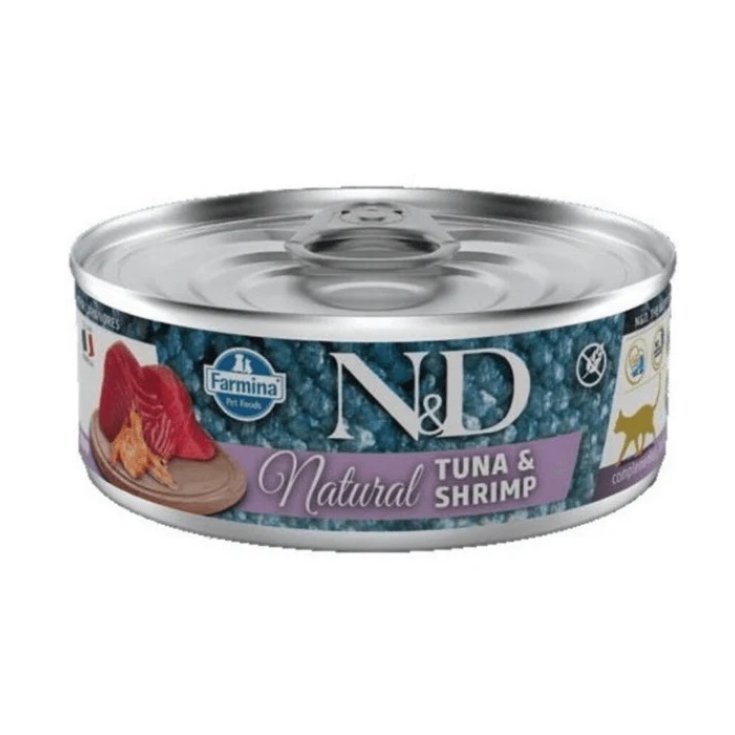 Natural Tuna & Shrimp N&D Cat 70g
