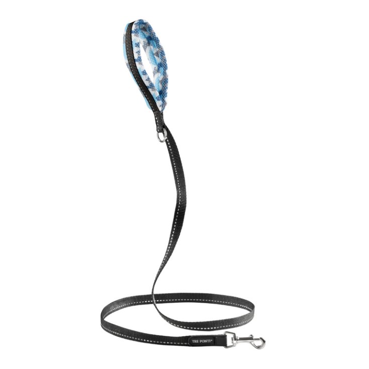 Guinzaglio Mesh Mimetico Blu 130cm TrePonti 1 Pezzo