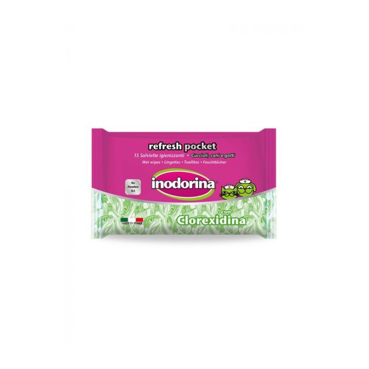 Salviette Refresh Con Clorexidina Inodorina 15 Pezzi