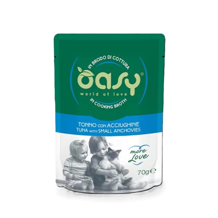 Tonno con Acciughine Oasy Wet Cat 70g
