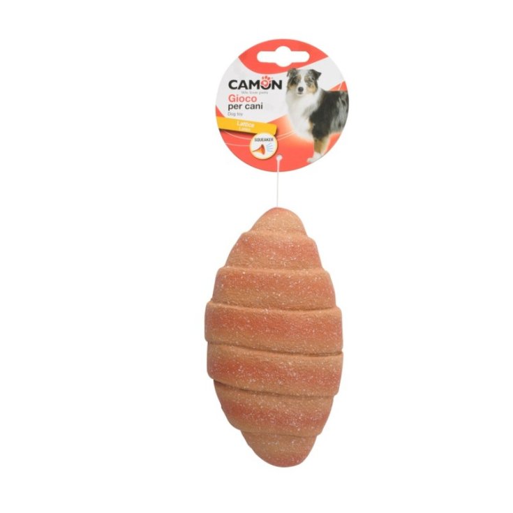 Croissant Gioco Per Cani In Latex Con Ovatta Camon 1 Pezzo