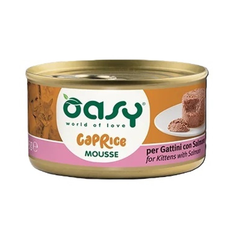 Caprice Mousse per Gattini con Salmone&nbsp;Oasy 85g
