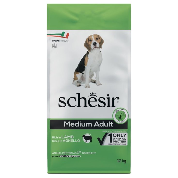 Dog Medium Adult Agnello Schesir 12 kg