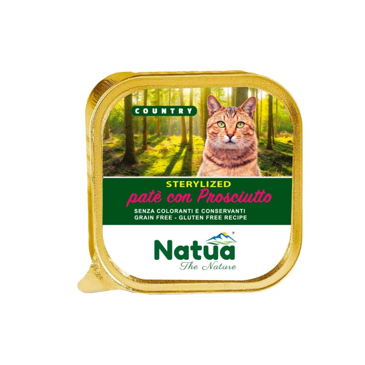 Country Cat Sterylized Pat&egrave; Con Prosciutto Natua The Nature 100g