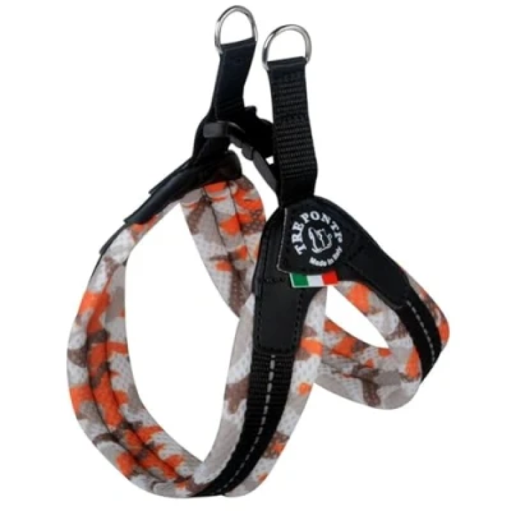 Easy Fit Click Arancio Camo 2 Tre Ponti 1 Pettorina