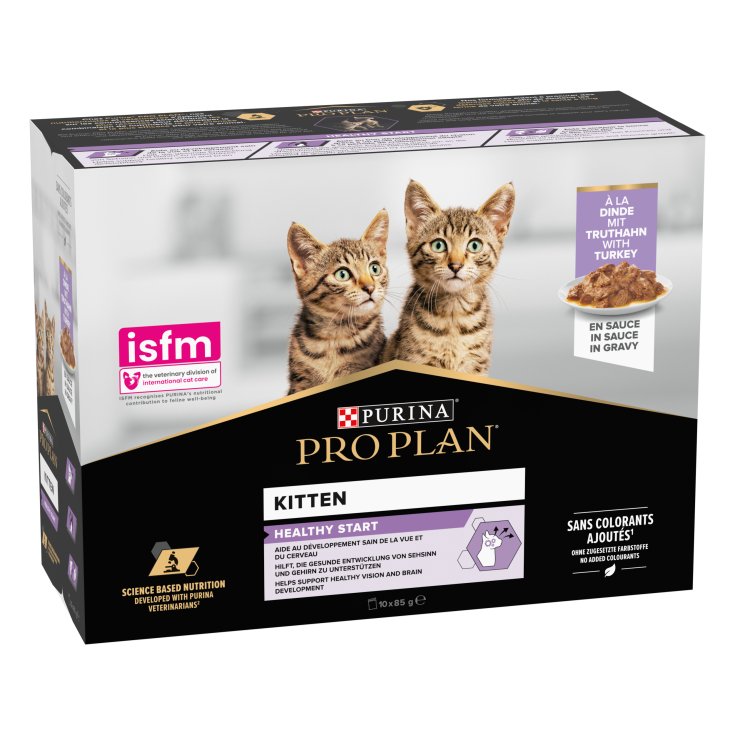Kitten Multipack Tacchino in Salsa Purina Pro Plan 10&times;85g