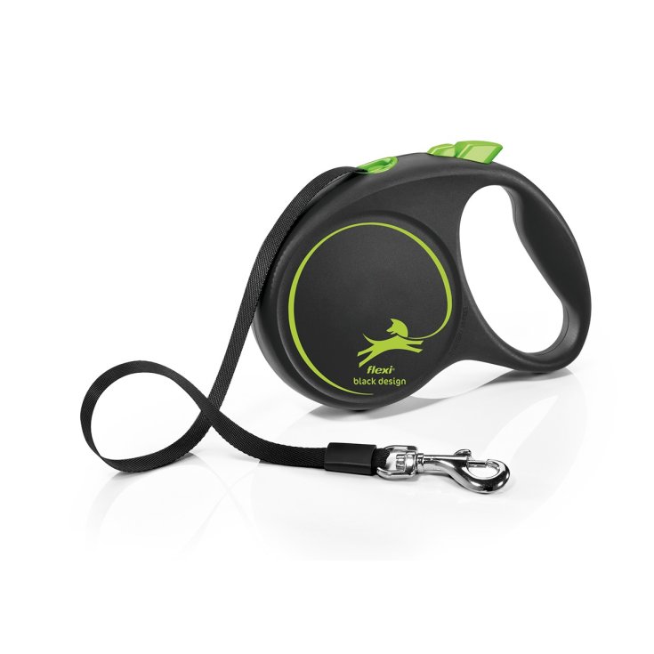 Flexi Black Design Fettuccia L Verde 5m