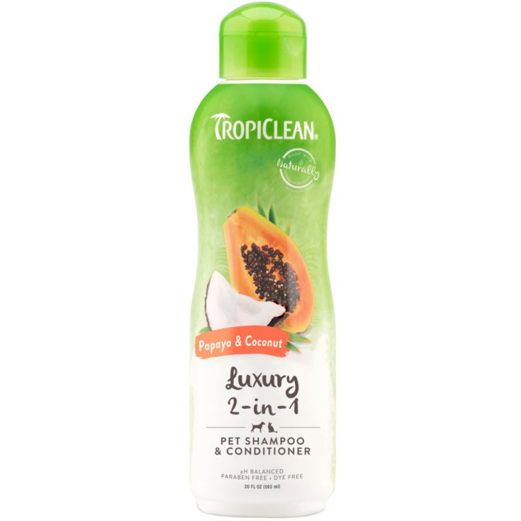 Shampoo Papaya e Coconut TROPICLEAN&reg; 355ml