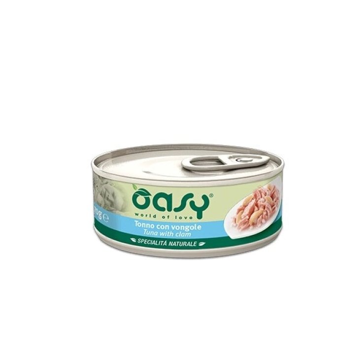 Tonno con Vongole per Gatto Specialit&agrave; Naturale Oasy 70g