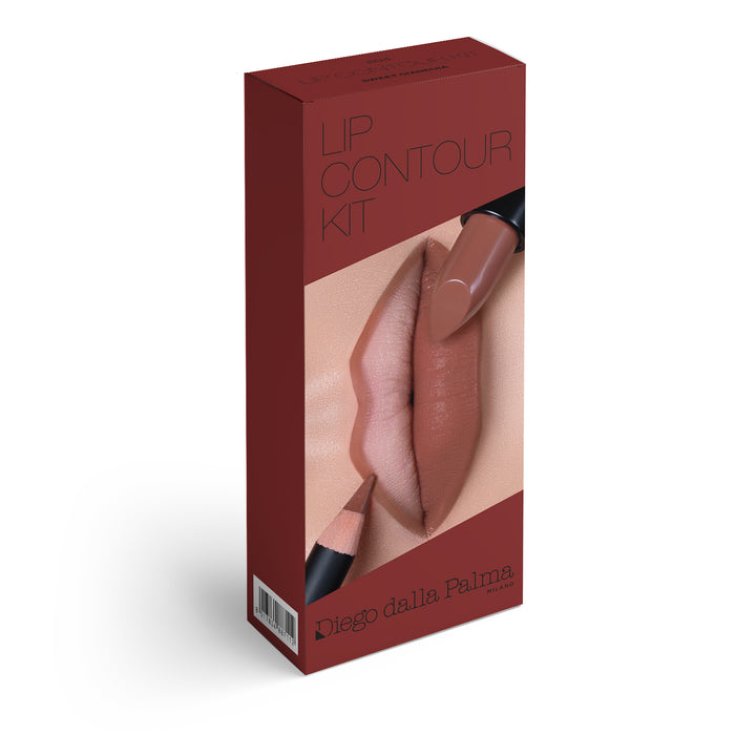 Lip Contour Kit Rossetto Sweet Gianduia + Matita Labbra Diego Dalla Palma 4 ml + 1,1 g