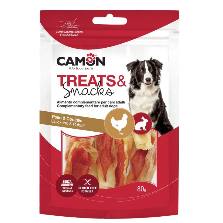 Orecchie Di Coniglio Con Pollo Camon 80g
