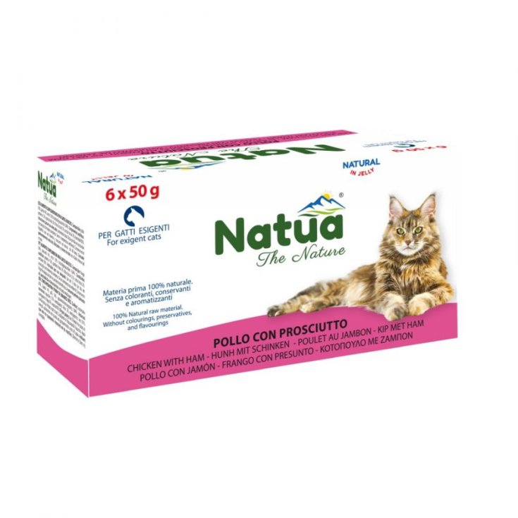 Pollo e Prosciutto Natua Cat Multipack 6x50g