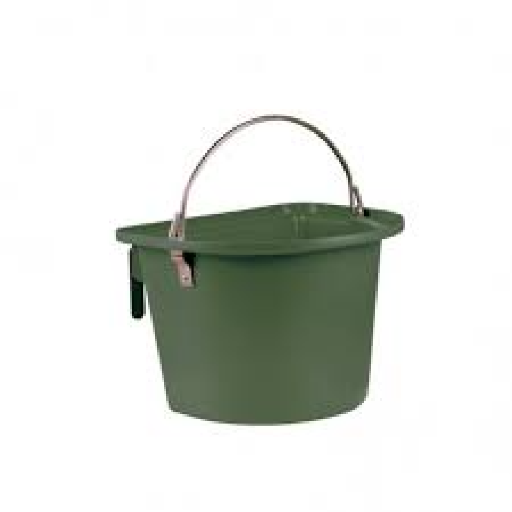 Secchio Plastica Da Parete Verde 1 Pezzo