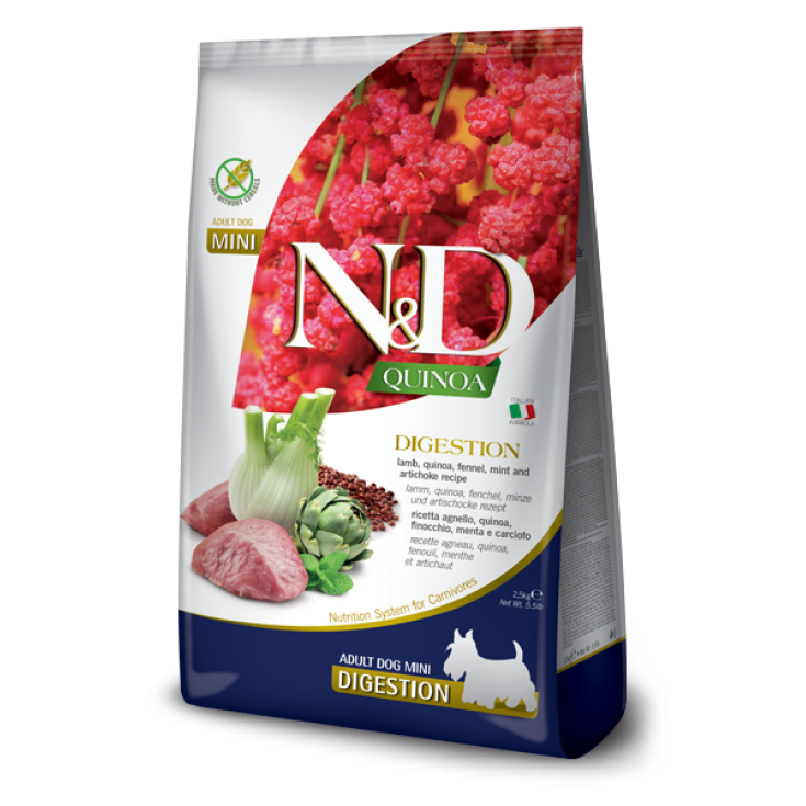 N&D Quinoa Digestion Mini Farmina 7kg N&D Quinoa Digestion Mini Farmina 7kg