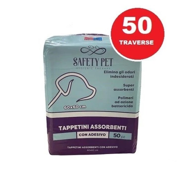 Tappetini Assorbenti 60x90 Safety Pet 50 Pezzi