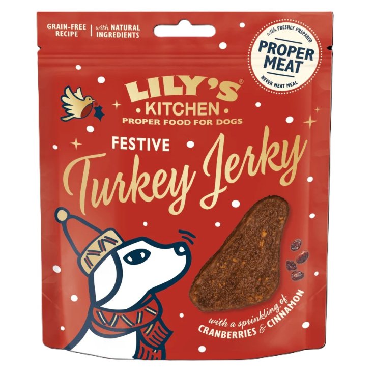 Snack Natalizio al Tacchino per Cani Lily's Kitchen 70g