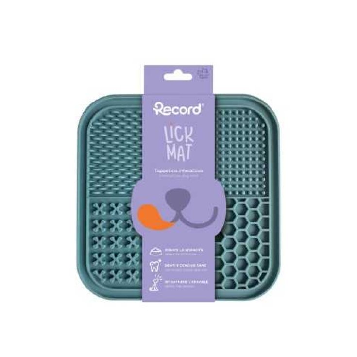 Tappetino Lick Mat Blu Petrolio per Cani e Gatti