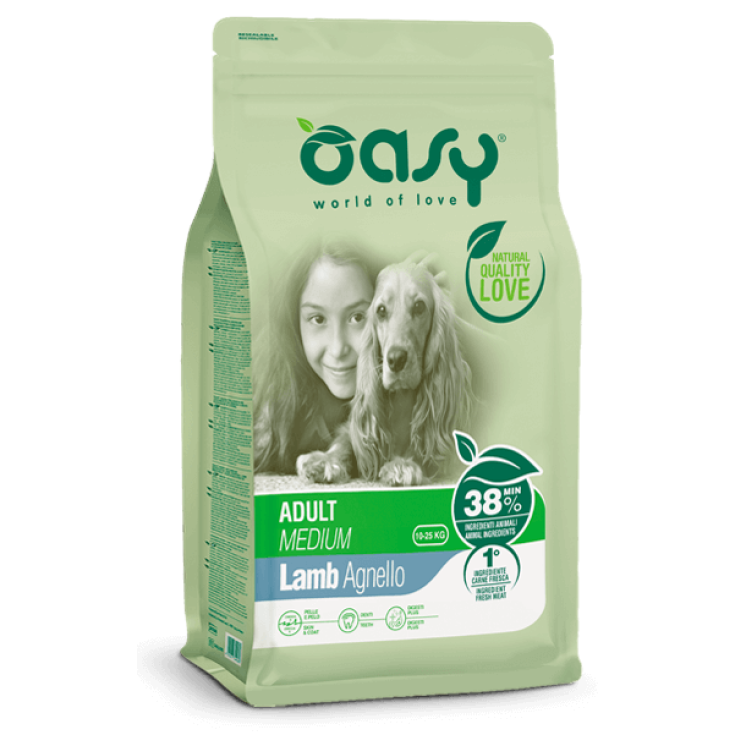 Lifestage Adult Medium Agnello Oasy 3kg