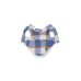 Cappottino per cani Scottish Record XXS - Lunghezza dorso 25cm Blu, Bianco, Marrone