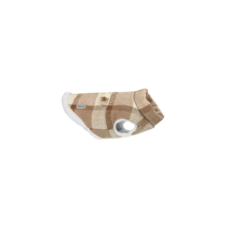 Cappottino Per Cani Scottish Marrone Beige 3XS Record 1 Pezzo