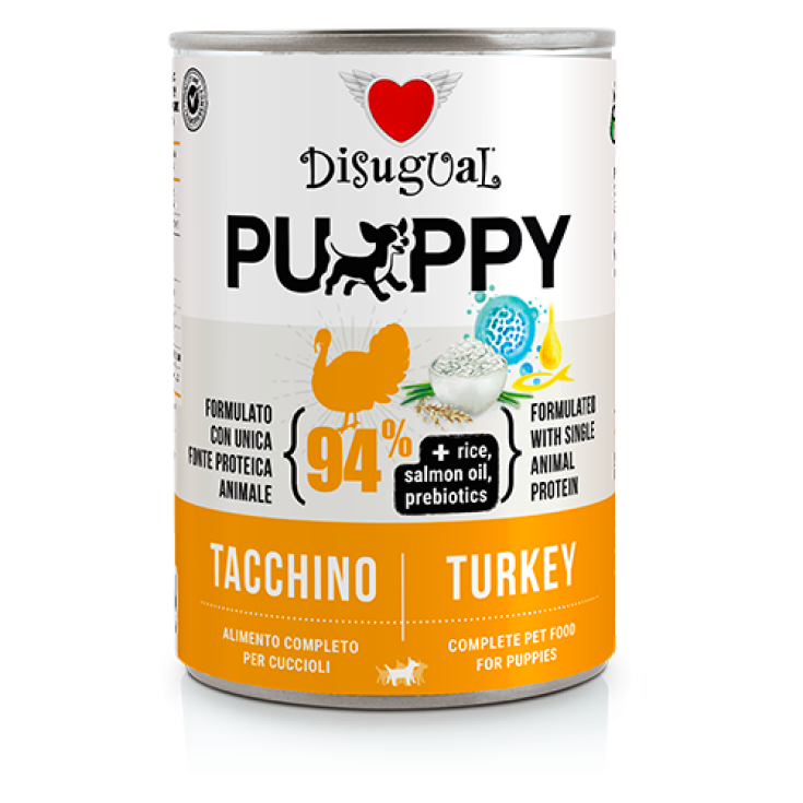 Puppy Tacchino Monoprotein Disugual 400g