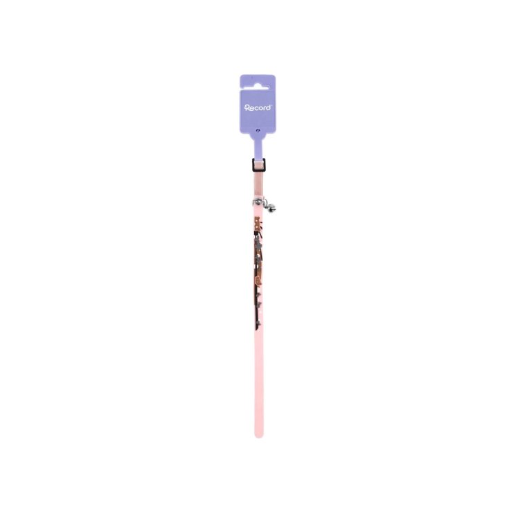 Collare per Gatto in Gomma Rosa Tg.30cm Record