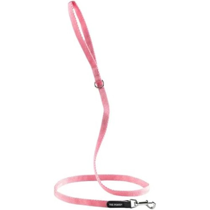 Guinzaglio Rete Rosa Fluo 130cm Tre Ponti