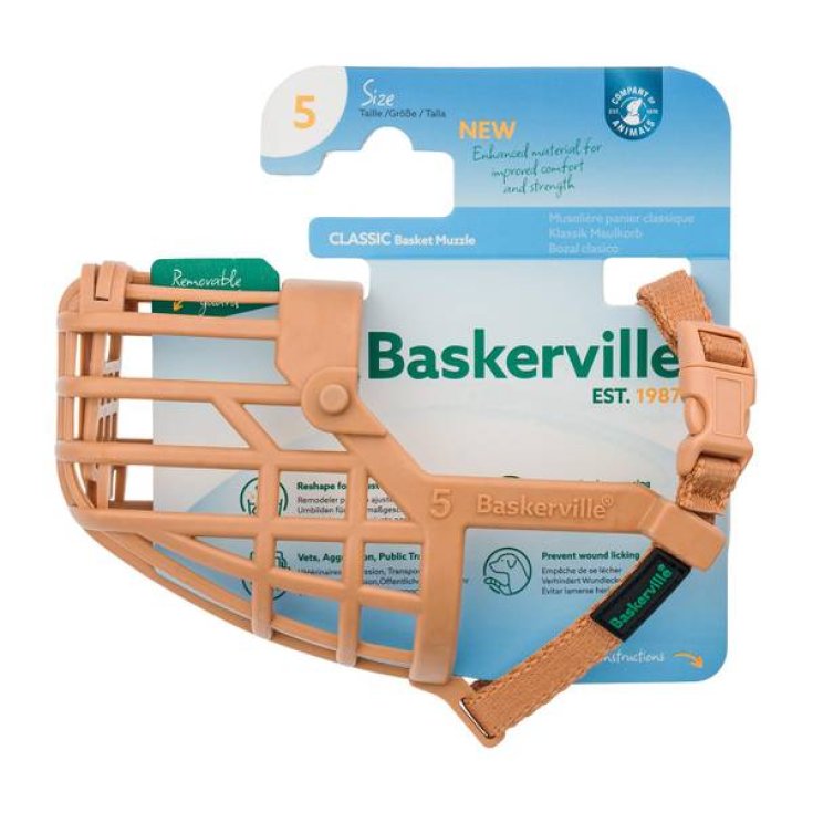 Museruola Classic Baskerville 1 Pezzo Museruola Classic Baskerville 1 Pezzo