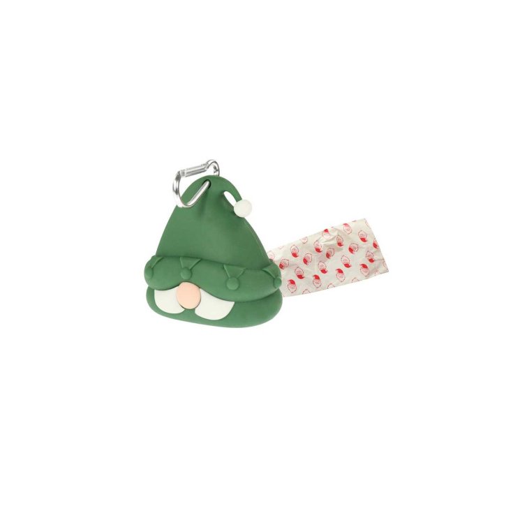 Dispenser per Sacchetti igienici Babbo Natale Verde RECORD