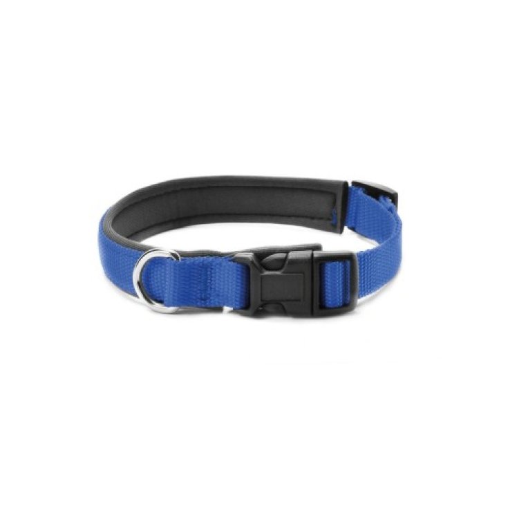 Collare Per Cani In Nylon Linea Soft Blu S Record 1 Pezzo