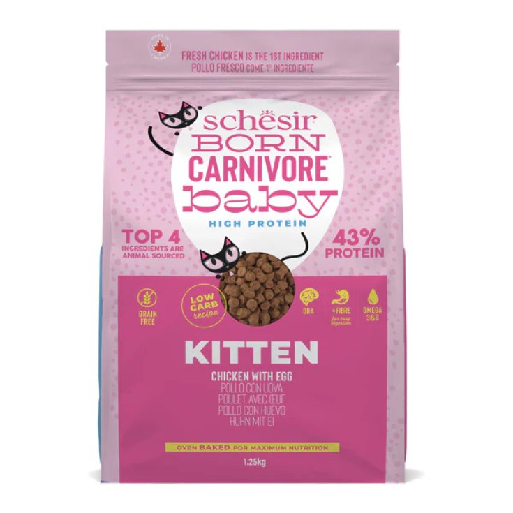 Born Carnivore Baby Cat Pollo&Uova Schesir&reg; 1,25kg