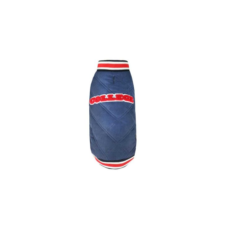 College Blu-Rosso Tg.S Cappottino per Cani Record