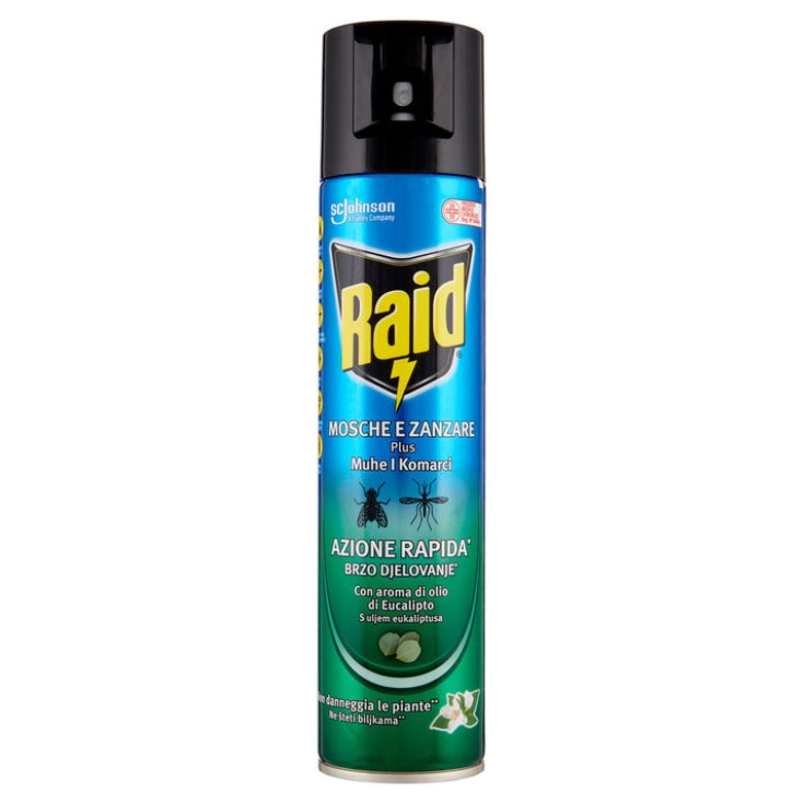 Insetticida Mosche E Zanzare Plus Eucalipto Raid 400ml
