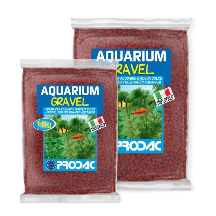 Quarzo Ceramizzato Rosso 2–3mm Prodac 2,5Kg