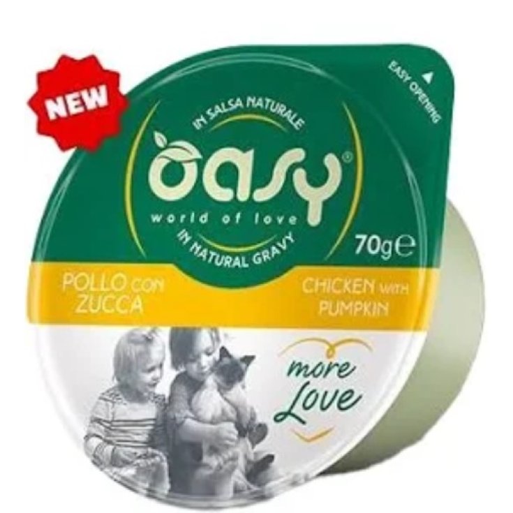 Pollo con Zucca Oasy Wet Cat More Love 70g
